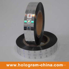 Estampillage à chaud de feuille d&#39;aluminium d&#39;hologramme de sécurité du laser 3D